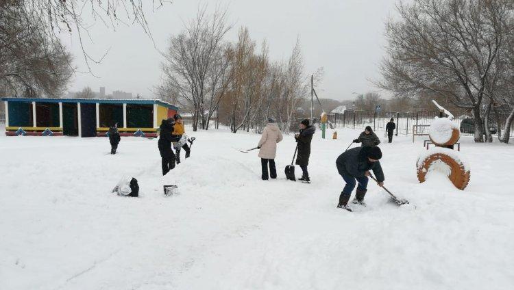 14.12.2019. Строим снежный городок