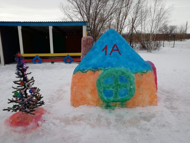 Снежная фигура 1а класса